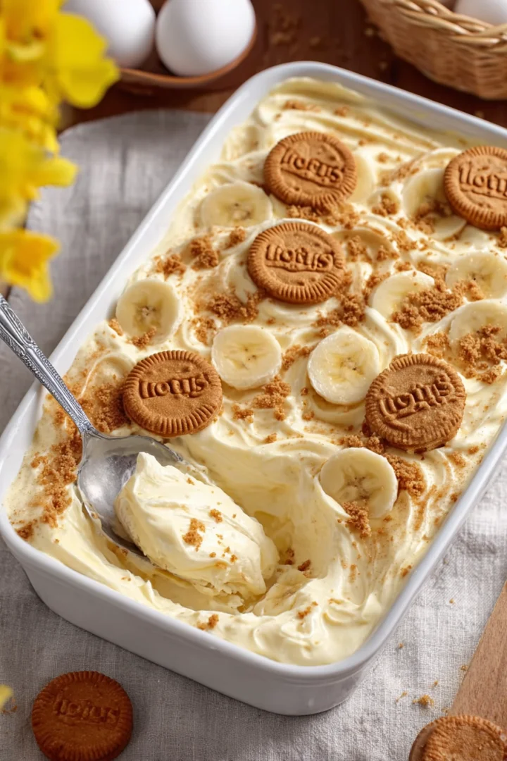 Biscoff Banana Pudding