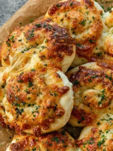 Cheesy Garlic Bread Rolls