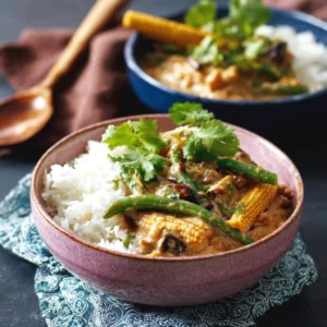 Chicken and Peanut Coconut Curry