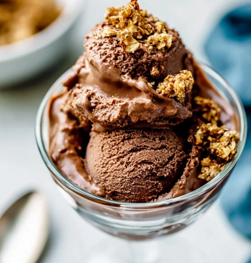 Creamy Easy Chocolate Protein Ice Cream