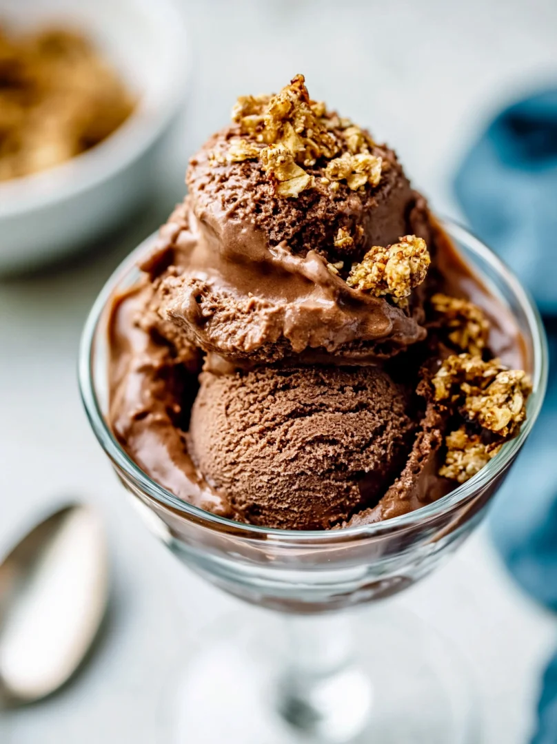 Creamy Easy Chocolate Protein Ice Cream