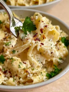 Easy Brown Butter Fettuccine Alfredo