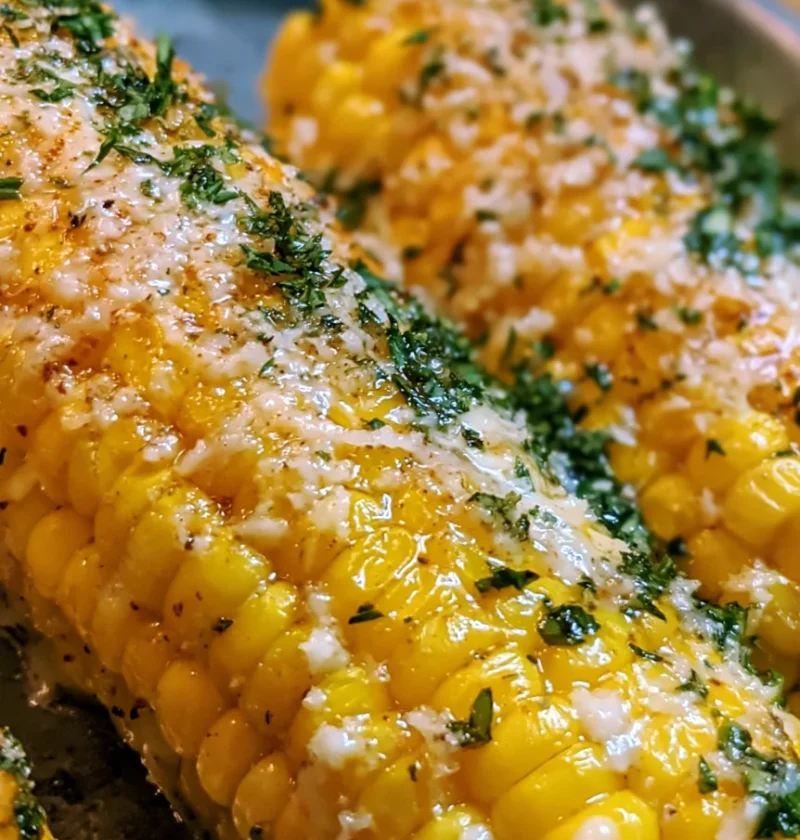 Garlic Parmesan Corn On The Cob