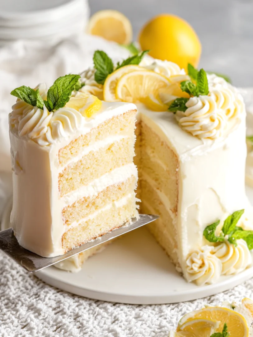 Lemon Layer Cake With Cream Cheese Frosting - lemon-layer-cake-with-cream-cheese-frosting-3