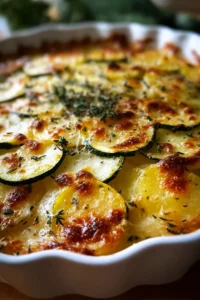 Potato-Zucchini Gratin: A Delightful Comfort Dish