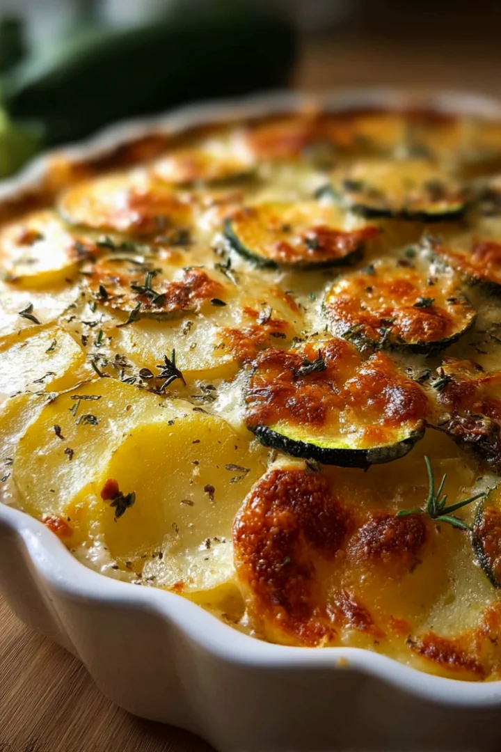Potato-Zucchini Gratin - potato-zucchini-gratin-a-delightful-comfort-dish-3