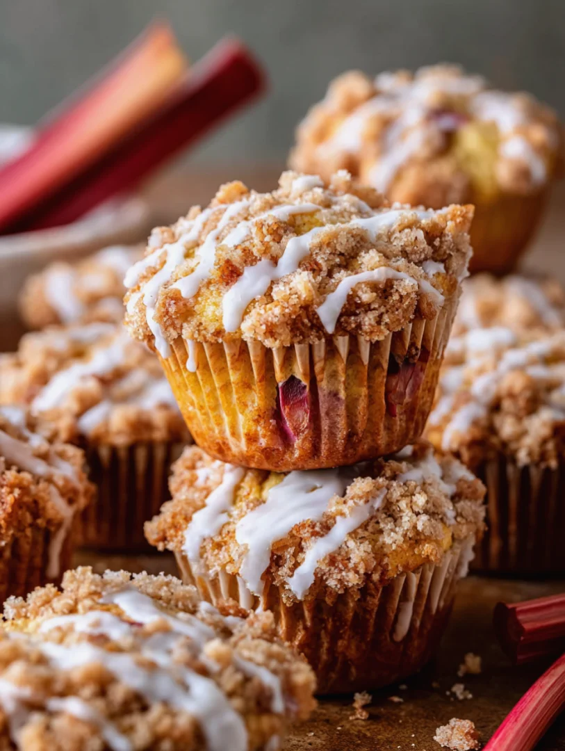 Rhubarb Muffins With Streusel - rhubarb-muffins-with-streusel-3