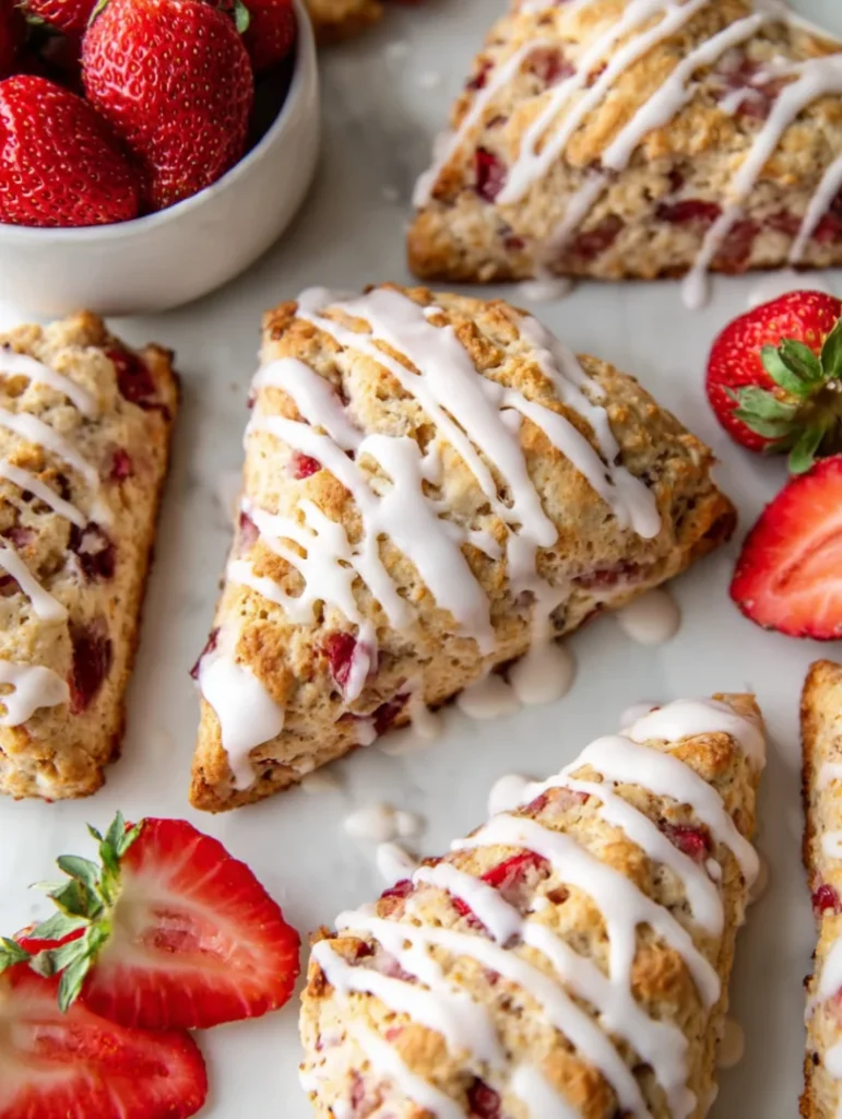 Strawberry Scones
