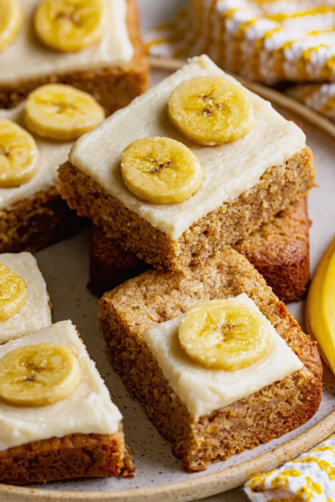 Banana Blondies