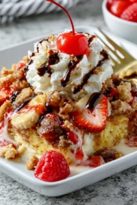 Banana Split Dump Cake