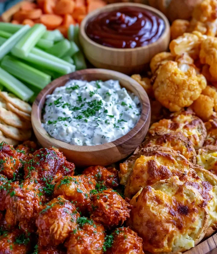 Best Easy Game Day Buffalo Chicken Charcuterie Board Recipe