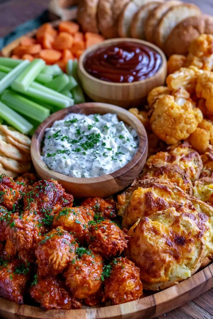 Best Easy Game Day Buffalo Chicken Charcuterie Board Recipe