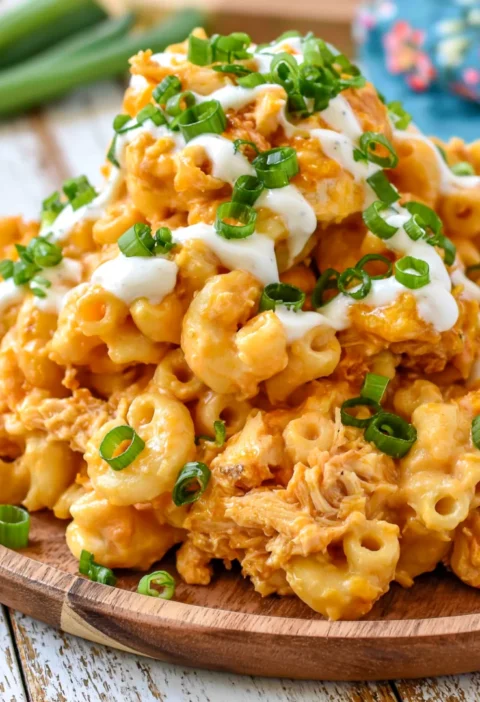 Buffalo Chicken Mac and Cheese