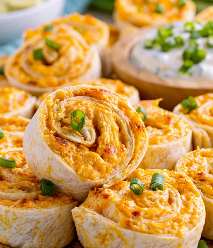Buffalo Chicken Pinwheels