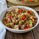 Easy Queso Taco Rice