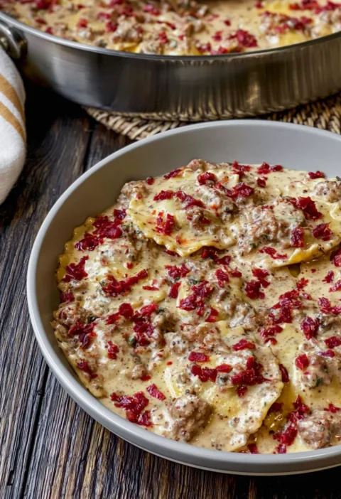 Cheeseburger Ravioli