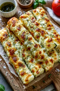 Cheesy Zucchini Breadsticks: Guilt-Free Delight for Snack Time