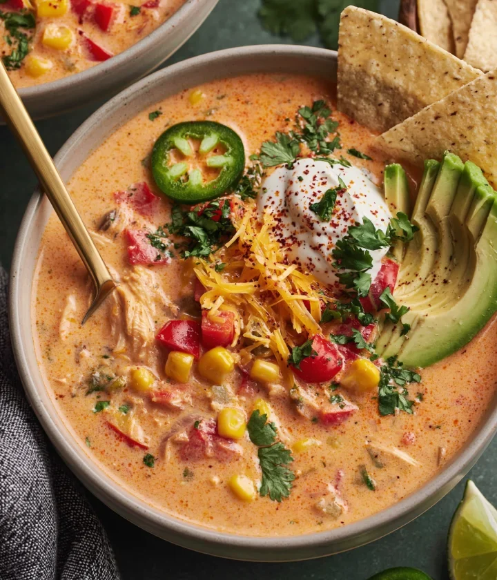 Creamy Chicken Fajita Soup