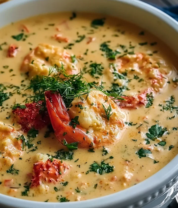 Creamy Crab and Shrimp Seafood Bisque