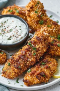 Crispy Beef Bacon Ranch Chicken Tenders