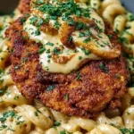 Garlic Butter Chicken Bites: Easy Creamy Parmesan Pasta Delight