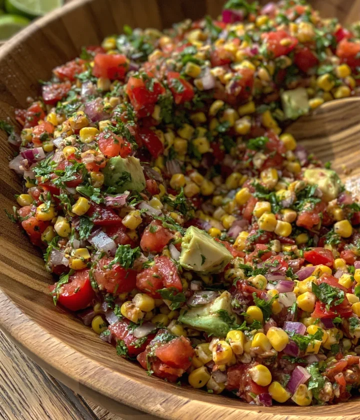 Easy Corn Salsa with Avocado