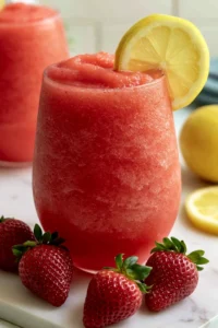 Easy Frozen Strawberry Lemonade