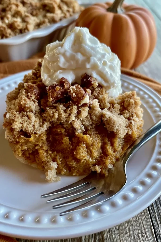 Easy Pumpkin Pie Crisp