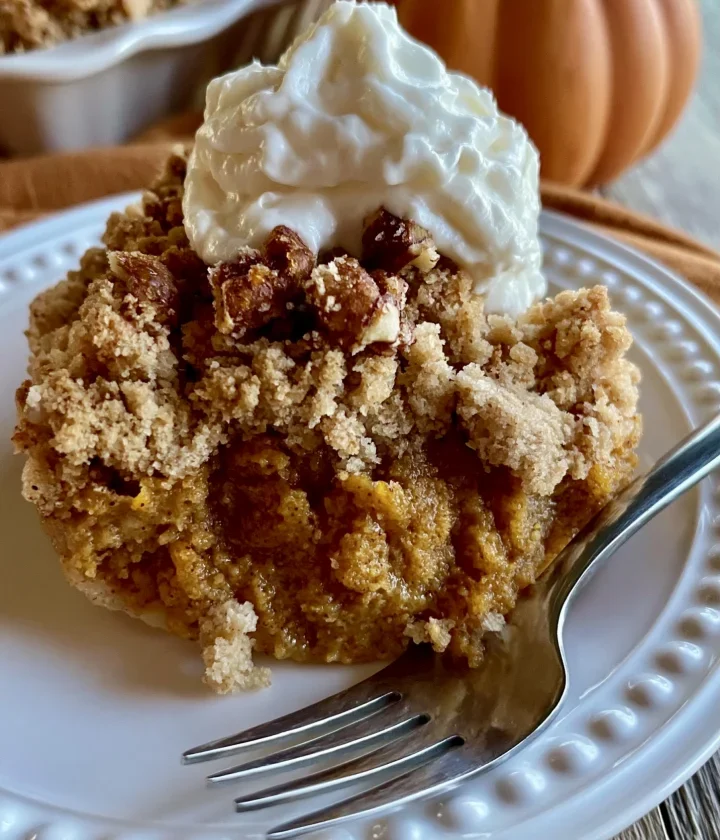 easy pumpkin pie crisp