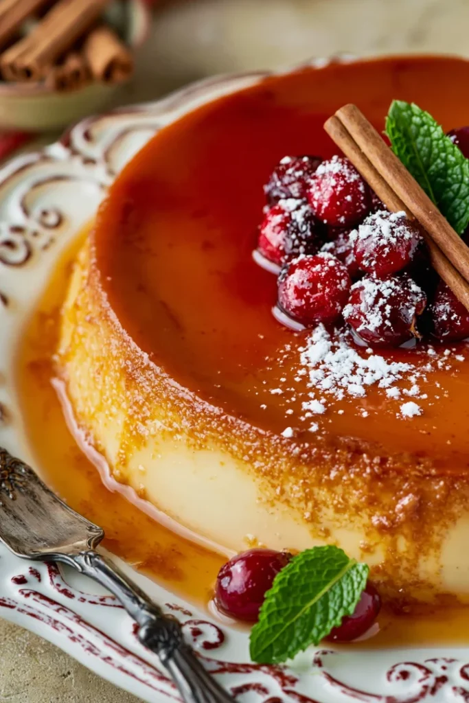 Eggnog Flan