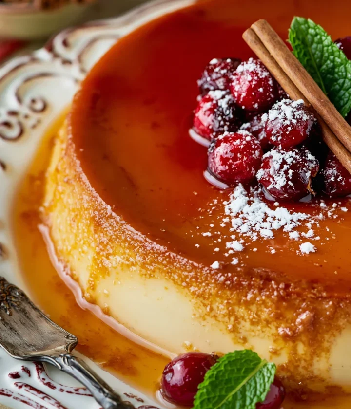 Eggnog Flan