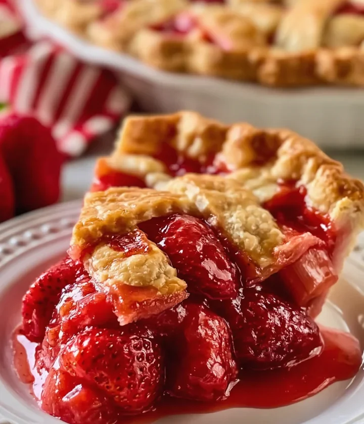 Fresh Strawberry Rhubarb Pie