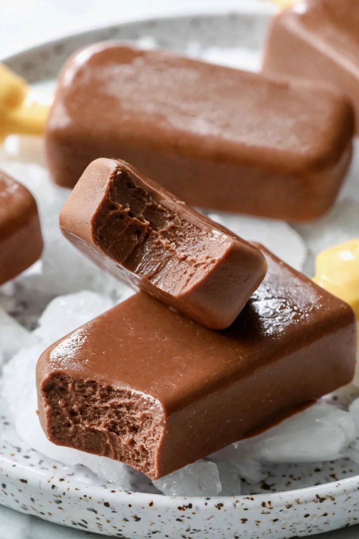 Homemade Fudgsicle Fudge Pops