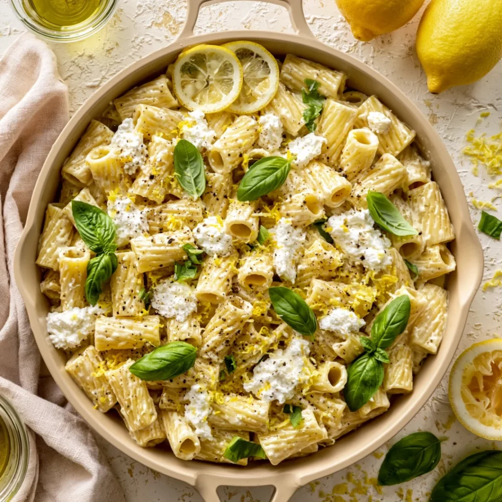 Lemon Ricotta Pasta – Easy and Delightful