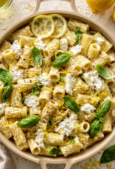 Lemon Ricotta Pasta