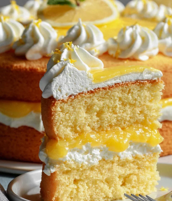 Light & Luscious Lemon Curd Cake