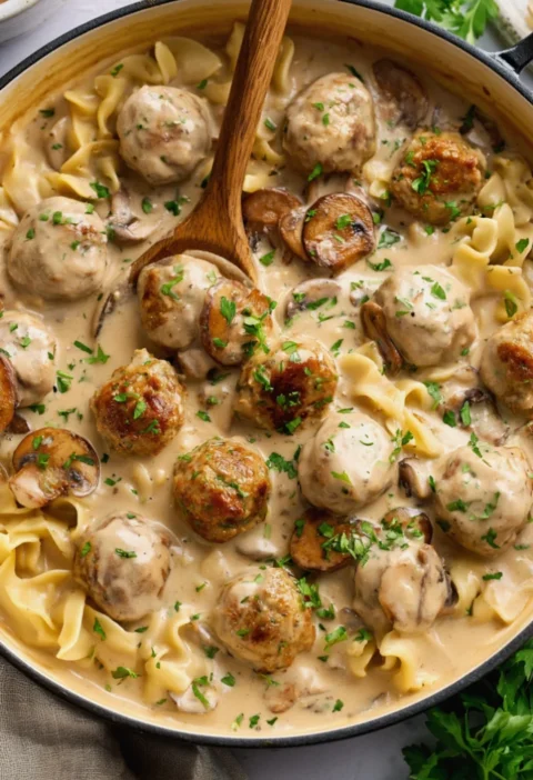 Meatball Stroganoff