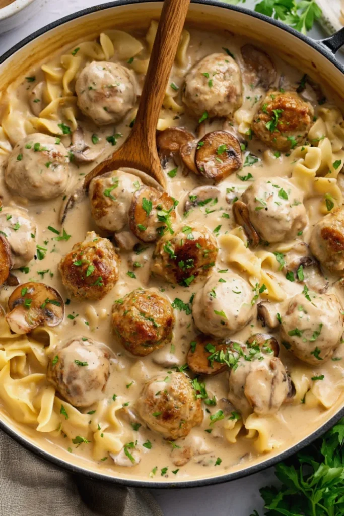 Meatball Stroganoff