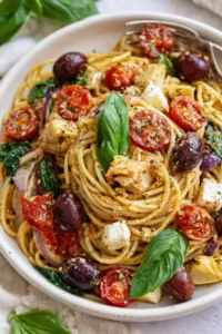 Mediterranean Pasta (One Pot!)