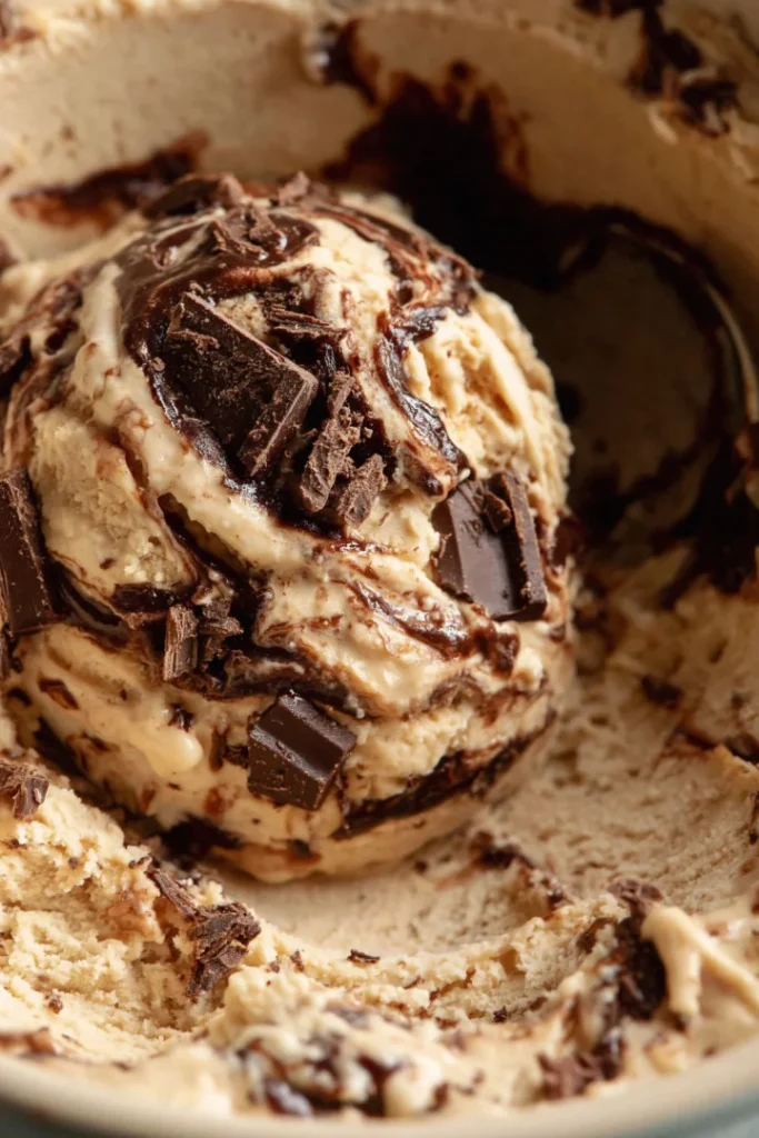 Peanut Butter Espresso Fudge Ice Cream