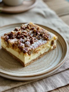 Pecan Cheesecake Bars