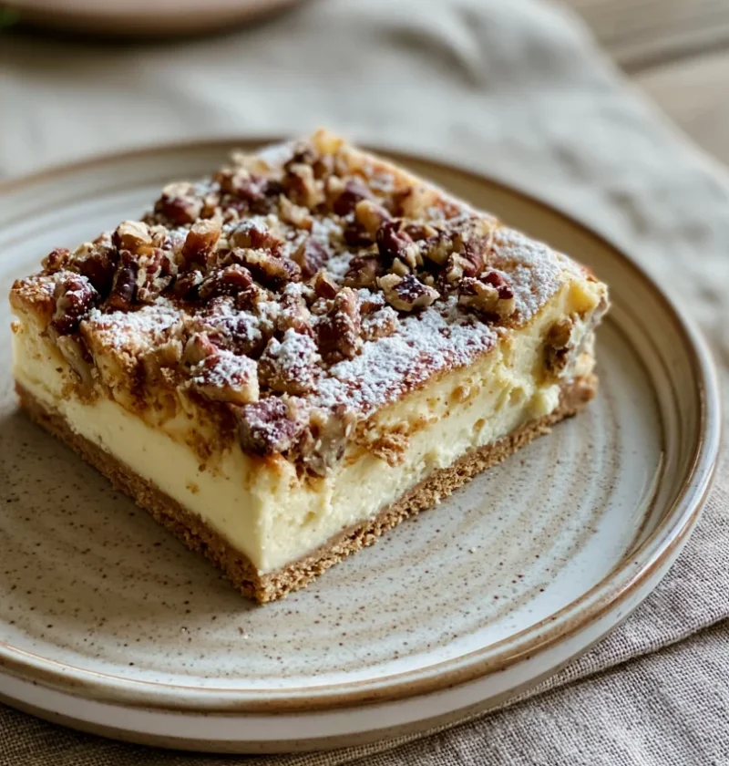Pecan Cheesecake Bars