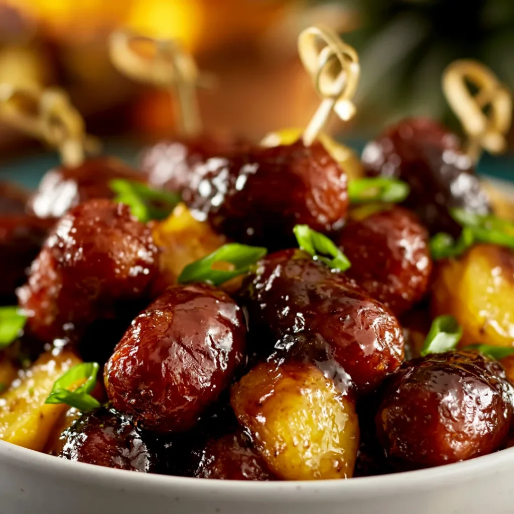 Pineapple Brown Sugar Mississippi Lil Smokies Bites – Easy Tips