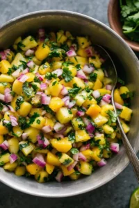Pineapple Mango Salsa (Sweet, Spicy & Easy)