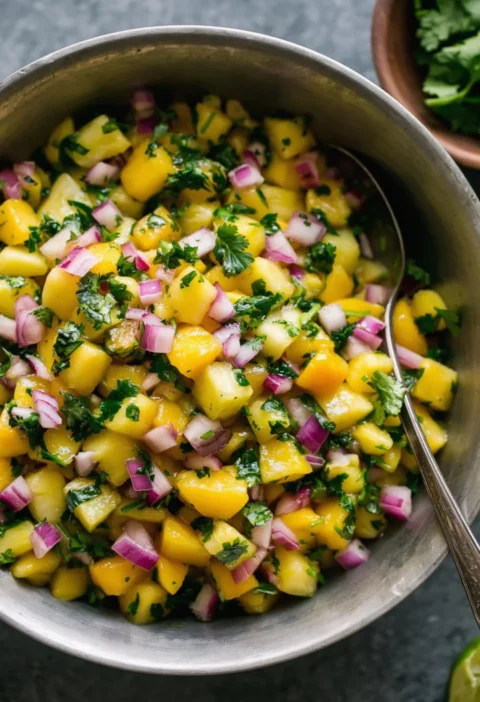 Pineapple Mango Salsa