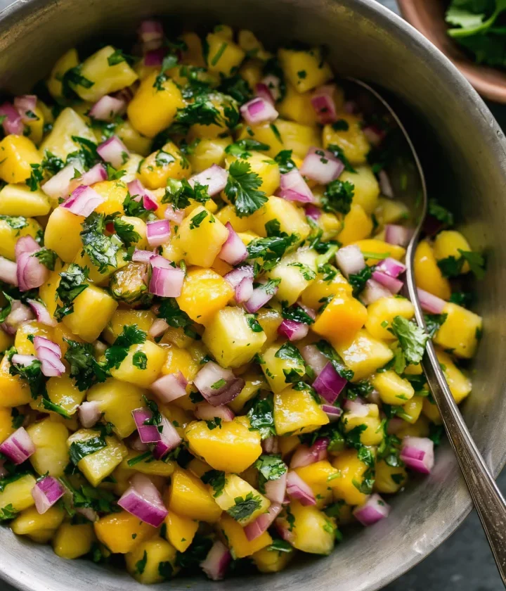 Pineapple Mango Salsa