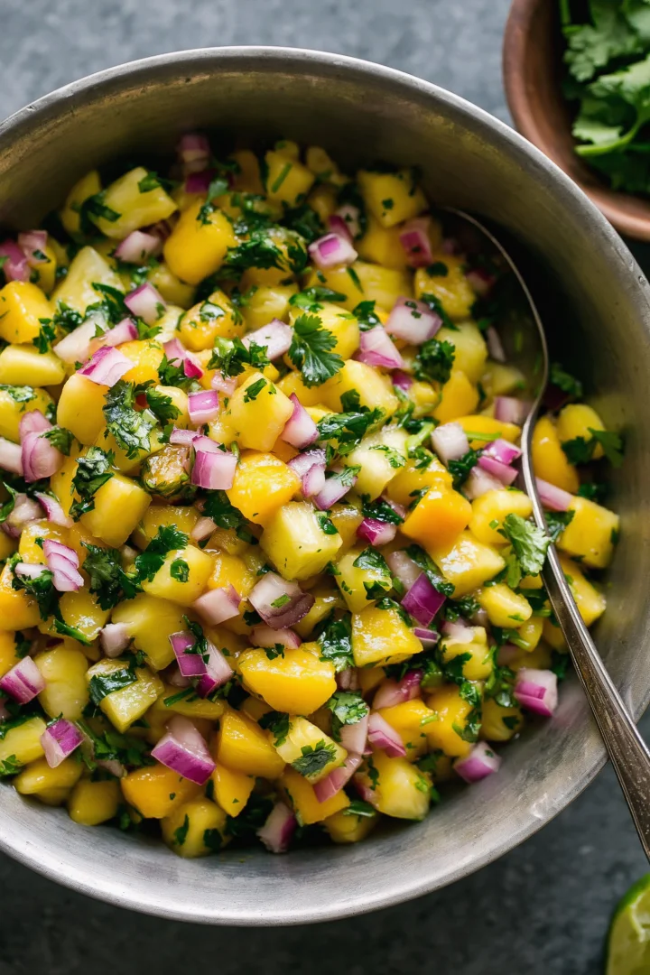 Pineapple Mango Salsa
