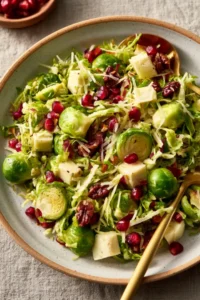 Shaved Brussels Sprouts Salad