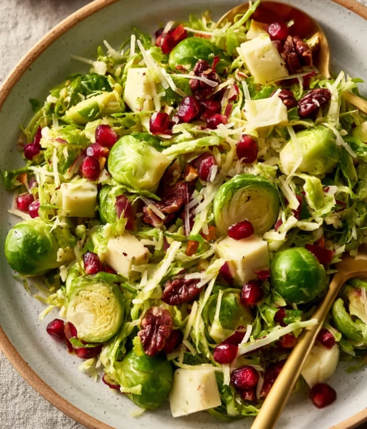 Shaved Brussels Sprouts Salad