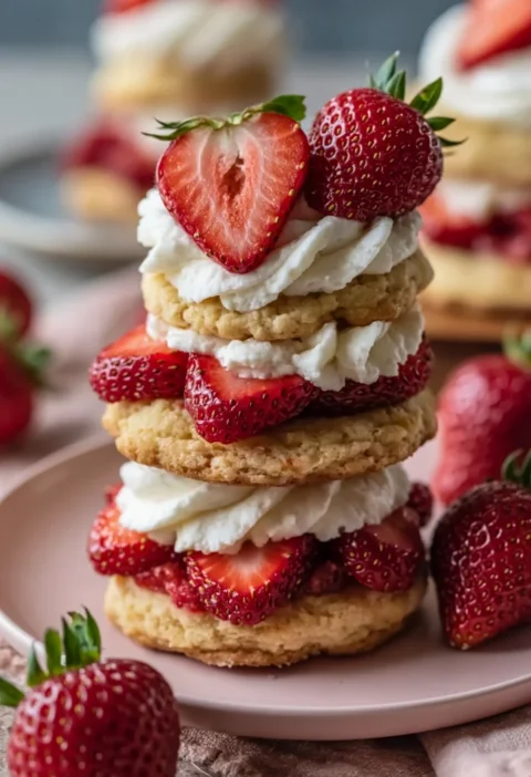 Strawberry Shortcake Cookies